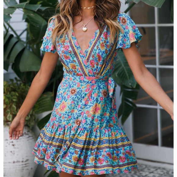 Boho print dress - Picture 4 of 7